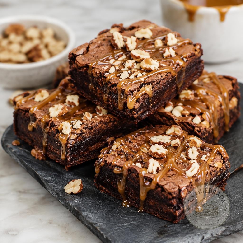Brownie con Dulce de Leche