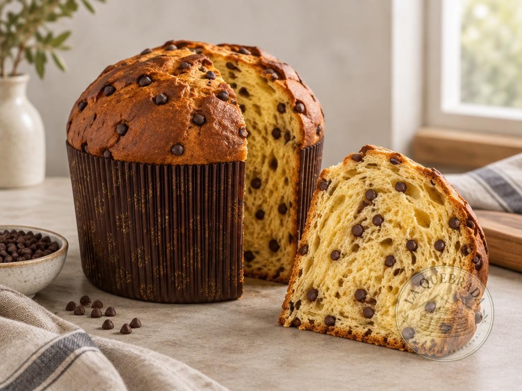 Pan dulce genovés · chips