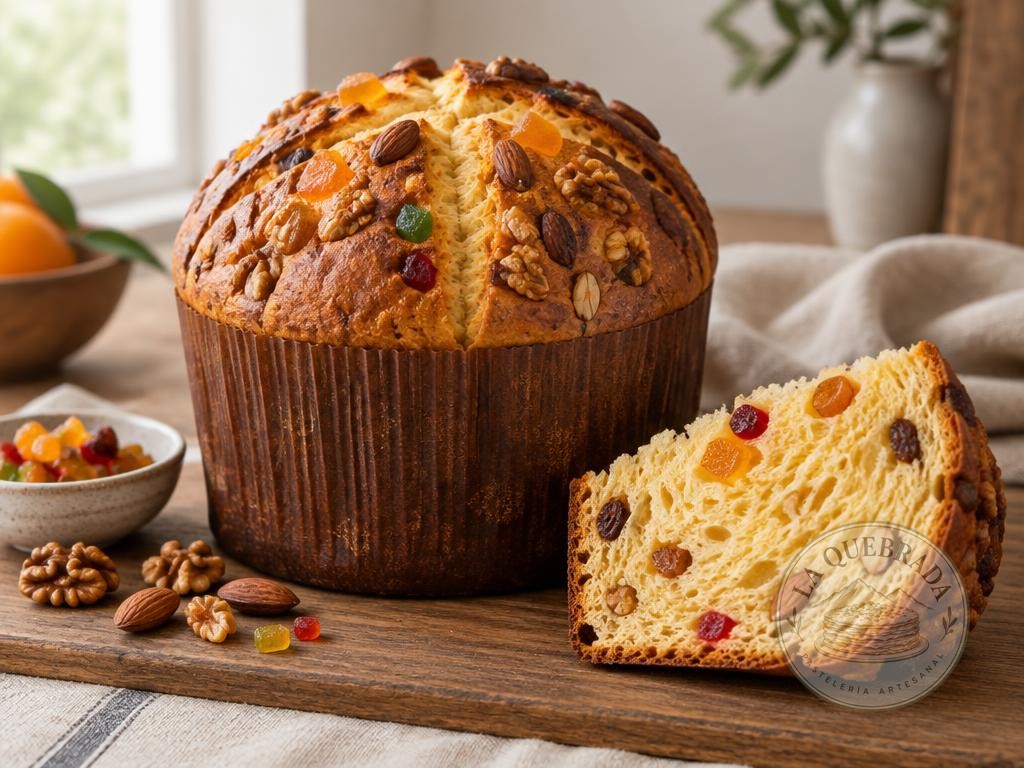 Pan dulce genovés · frutas